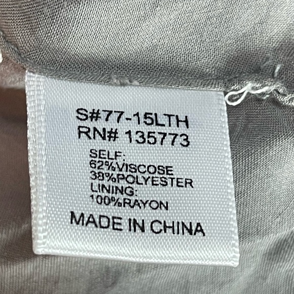 Karlie striped bell sleeve peplum blouse backless size medium - Picture 7 of 8